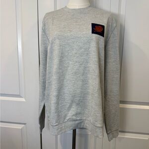 Puma Light Gray Crewneck Cloudspun Golf Sweatshirt